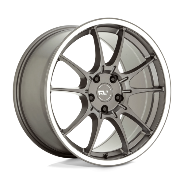 Motegi MR152 SS5 18X8.5 35 GUNMETAL WITH MACHINED LIP MR15288512535