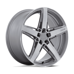 Niche 1PC M270 TERAMO 20X9.5 25 ANTHRACITE BRUSHED FACE TINT CLEAR M270209566+25