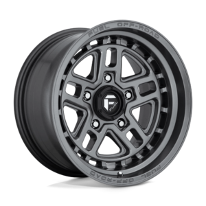 Fuel 1PC D668 NITRO 17X9 -12 MATTE GUN METAL D6681790B445
