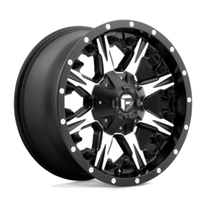 Fuel 1PC D541 NUTZ 20X9 20 MATTE BLACK MACHINED D54120901857
