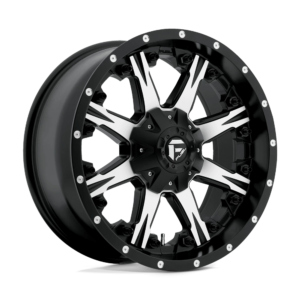 Fuel 1PC D541 NUTZ 20X9 20 MATTE BLACK MACHINED D54120909857
