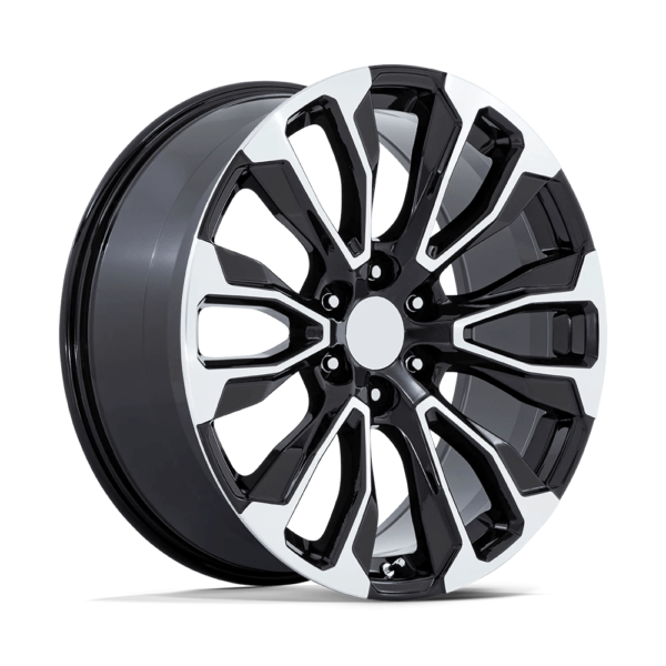 Performance Replicas PR211 24X10 31 GLOSS BLACK MACHINED FACE 211BM-2415831