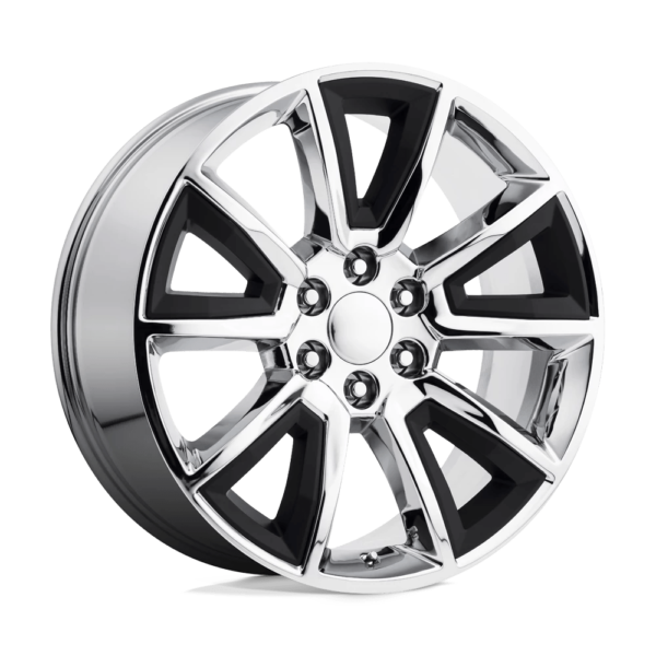 Performance Replicas PR168 22X9 24 CHROME WITH MATTE BLACK ACCENTS 168CM-2295824