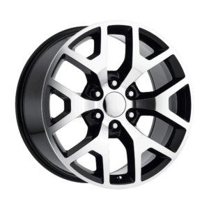 Performance Replicas PR169 24X10 31 GLOSS BLACK WITH MACHINED SPOKES 169BM-2415831