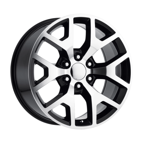 Performance Replicas PR169 24X10 31 GLOSS BLACK WITH MACHINED SPOKES 169BM-2415831