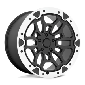 Performance Replicas PR215 22X10 19 MATTE BLACK MACHINED 215BM-2215819