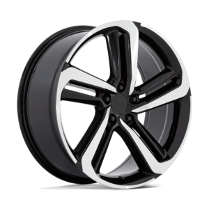Performance Replicas PR216 18X8 45 GLOSS BLACK MACHINED 216BM-886545