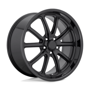 US Mag 1PC U123 RAMBLER 20X9.5 1 GLOSS BLACK MATTE BLACK U12320957352