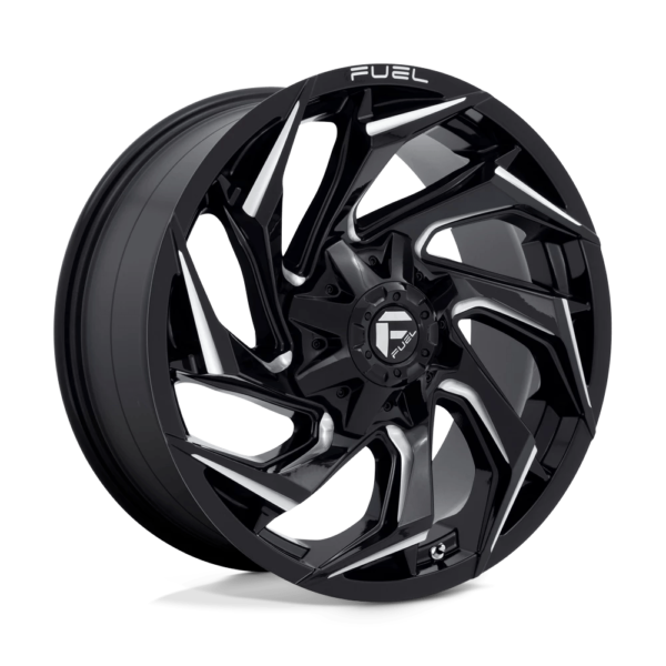 Fuel 1PC D753 REACTION 20X9 20 GLOSS BLACK MILLED D75320901757