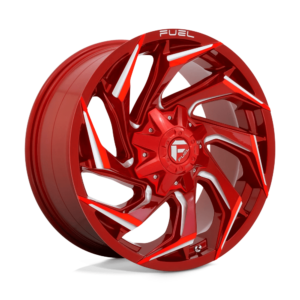 Fuel 1PC D754 REACTION 20X9 20 CANDY RED MILLED D75420901757