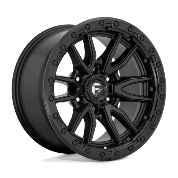 Fuel 1PC D679 REBEL 16X8 1 MATTE BLACK D67916808445