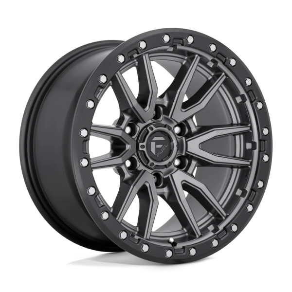 Fuel 1PC D680 REBEL 20X9 20 MATTE GUN METAL BLACK BEAD RING D68020905657