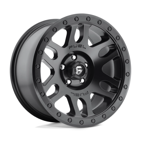 Fuel 1PC D584 RECOIL 17X8.5 -6 MATTE BLACK D58417858345