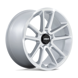 Rotiform 1PC R192 BTL 21X10.5 38 GLOSS SILVER WITH MACHINED FACE R192210544+38