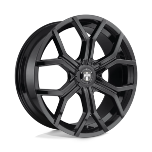 DUB 1PC S208 ROYALTY 22X9.5 38 GLOSS BLACK S208229500+38D