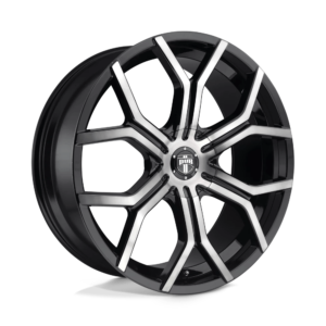 DUB 1PC S209 ROYALTY 24X9.5 35 GLOSS MACHINED DOUBLE DARK TINT S209249500+35D