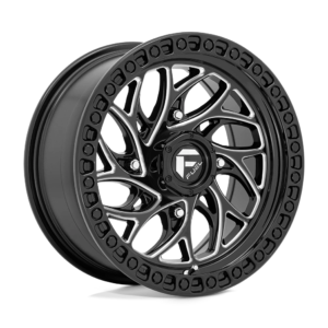 Fuel UTV D741 RUNNER 22X7 0 GLOSS BLACK MILLED D7412270A640
