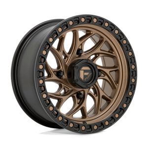 Fuel UTV D777 RUNNER UTV 15X10 0 BRONZE WITH BLACK RING D7771500A655