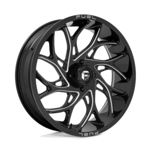 Fuel UTV D741 RUNNER 22X7 13 GLOSS BLACK MILLED D7412270A544