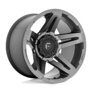 Fuel 1PC D764 SFJ 20X12 -44 MATTE GUN METAL D76420207047