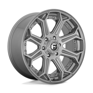 Fuel 1PC D705 SIEGE 18X9 1 BRUSHED GUN METAL TINTED CLEAR D70518901850