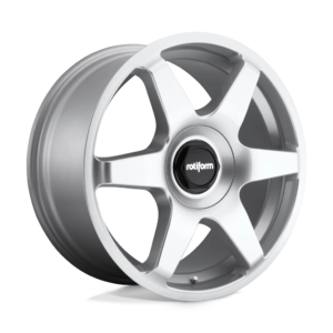 Rotiform 1PC R114 SIX 18X8.5 45 GLOSS SILVER R114188514+45