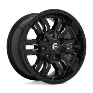 Fuel 1PC D595 SLEDGE 18X9 20 GLOSS BLACK MILLED D59518901757