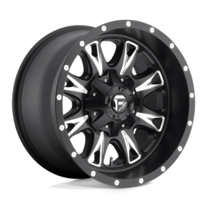 Fuel 1PC D513 THROTTLE 18X10 -12 MATTE BLACK MILLED D51318009850