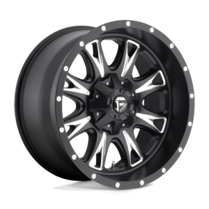 Fuel 1PC D513 THROTTLE 20X10 -24 MATTE BLACK MILLED D51320009845