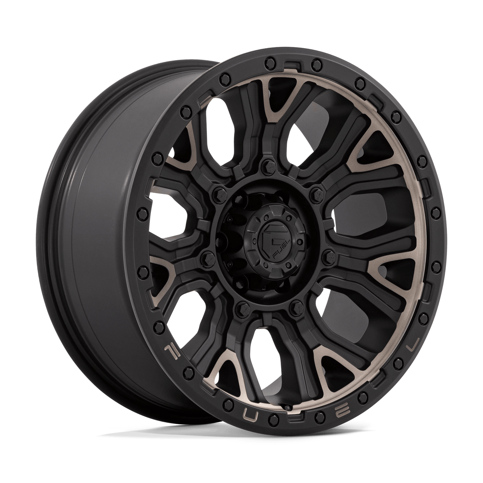 Fuel 1PC D824 TRACTION 20X9 1 MATTE BLACK WITH DOUBLE DARK TINT D82420908450