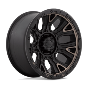 Fuel 1PC D824 TRACTION 20X10 -18 MATTE BLACK WITH DOUBLE DARK TINT D82420008947