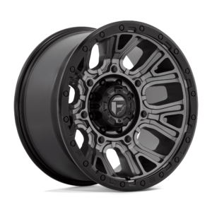 Fuel 1PC D825 TRACTION 20X10 -18 MATTE GUNMETAL WITH BLACK RING D82520008247
