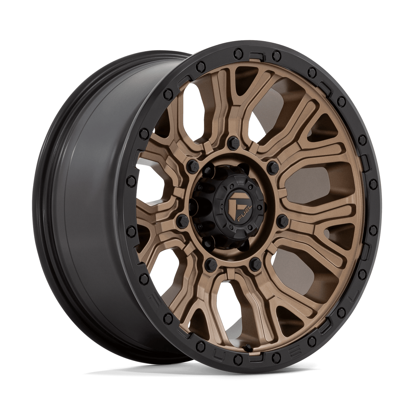 Fuel 1PC D826 TRACTION 20X9 1 MATTE BRONZE WITH BLACK RING D82620908950