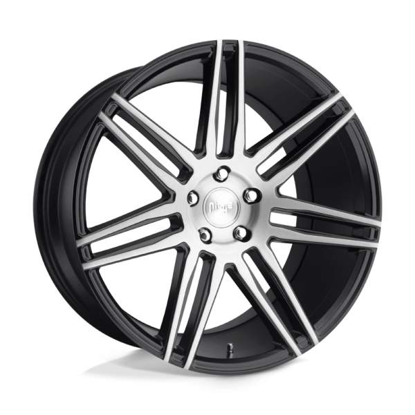 Niche 1PC M178 TRENTO 19X8.5 35 GLOSS BLACK BRUSHED M178198565+35