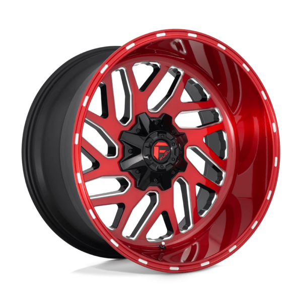 Fuel 1PC D691 TRITON 20X10 -19 CANDY RED MILLED D69120009846