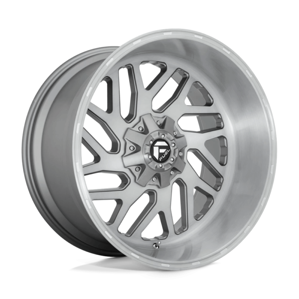 Fuel 1PC D715 TRITON PLATINUM 26X12 -44 BRUSHED GUN METAL TINTED CLEAR D71526205747