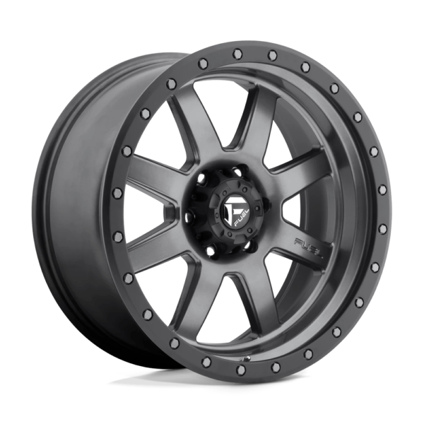 Fuel 1PC D552 TROPHY 20X9 20 MATTE GUN METAL BLACK BEAD RING D55220908957