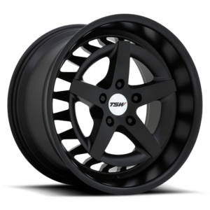 TSW DEGNER 18X10 25 SEMI GLOSS BLACK 1810DNR255112M66