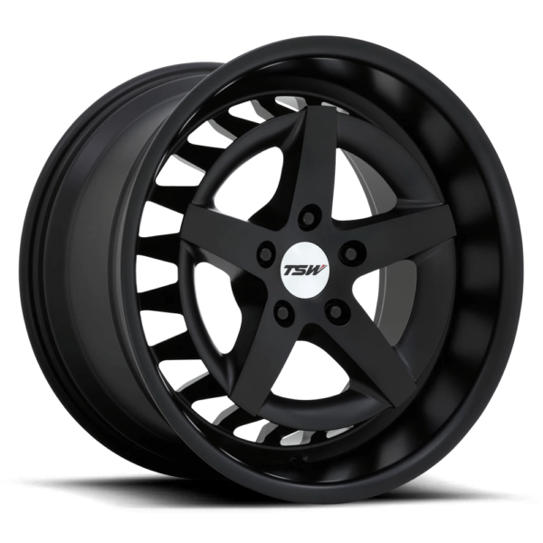 TSW DEGNER 18X10 25 SEMI GLOSS BLACK 1810DNR255112M66