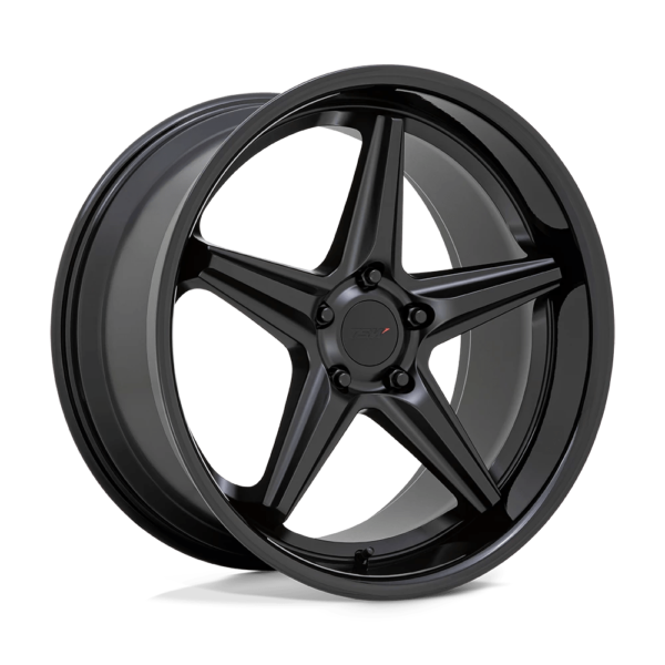 TSW LAUNCH 20X8.5 35 MATTE BLACK WITH GLOSS BLACK LIP 2085LCH355120B76