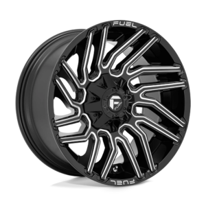 Fuel 1PC D773 TYPHOON 20X10 -18 GLOSS BLACK MILLED D77320009847