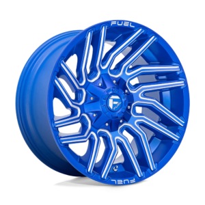 Fuel 1PC D774 TYPHOON 20X10 -18 ANODIZED BLUE MILLED D77420009847