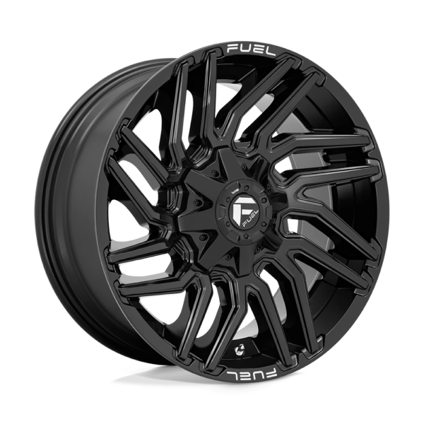 Fuel 1PC D776 TYPHOON 22X10 -18 GLOSS BLACK D77622007047