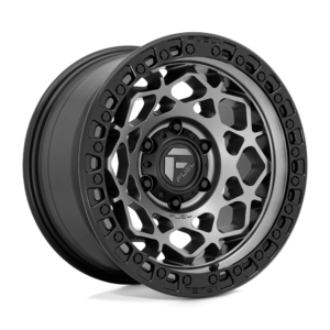 Fuel 1PC D784 UNIT 17X9 1 GUNMETAL WITH MATTE BLACK RING D78417909450