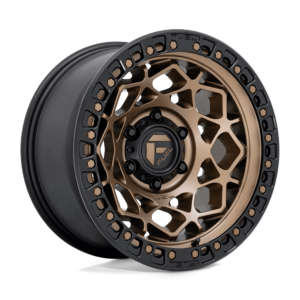 Fuel 1PC D785 UNIT 17X9 -12 BRONZE WITH MATTE BLACK RING D78517907545