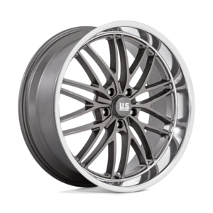 US Mag 1PC U139 SANTA CRUZ 22X9 15 ANTHRACITE WITH DIAMOND CUT LIP U13922907355