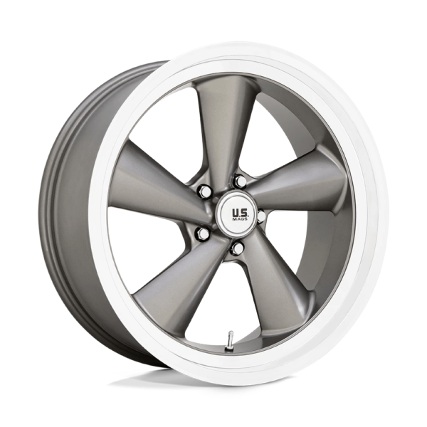 US Mag 1PC U137 TS 22X9 15 ANTHRACITE WITH DIAMOND CUT LIP U13722907355L