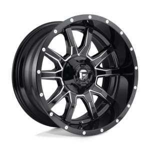 Fuel 1PC D627 VANDAL 20X9 1 GLOSS BLACK MILLED D62720901850