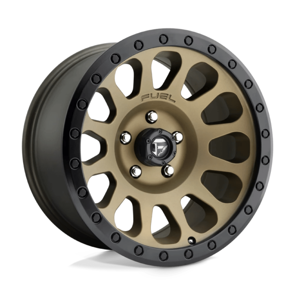 Fuel 1PC D600 VECTOR 18X9 1 MATTE BRONZE BLACK BEAD RING D60018907350
