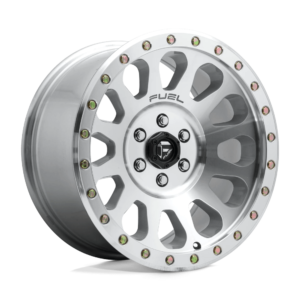 Fuel 1PC D647 VECTOR 17X8.5 20 DIAMOND CUT MACHINED WITH CLEAR COAT WITH D6471785A355